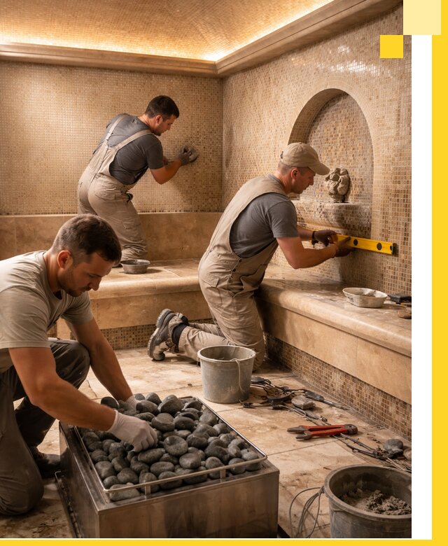 Проектирование и строительство хамама и сауны в Урюпинске