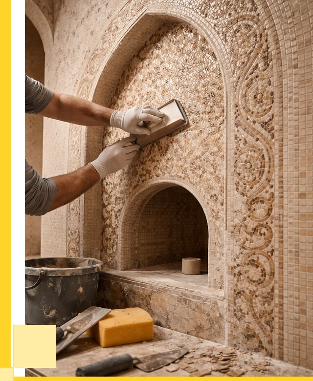 Мозаика для хамама в Урюпинске под ключ от 5151 р. | ЭриданРюп